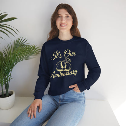 It's Our Anniversary Shirts for Married Couples Husband Wife Sweatshirt