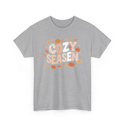 Cozy Season Autumn Fall Vibes Halloween Thanksgiving Pumpkin T-Shirt