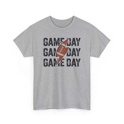 Vintage Game Day Football Lightning Bolt Funny Team Sport T-Shirt