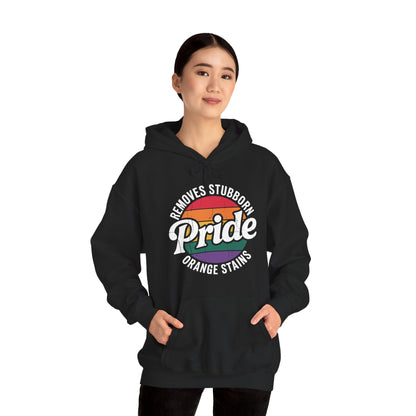 Resist Trump Remove Stubborn Orange Stains Pride Month LGBTQ Hoodie