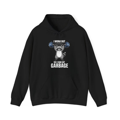 Raccoon Deadlift Bodybuilding Animal Funny Gym Fitness Hoodie