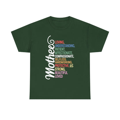 MOTHER Meaning Shirt I Love Mom Mothers Day T-Shirt
