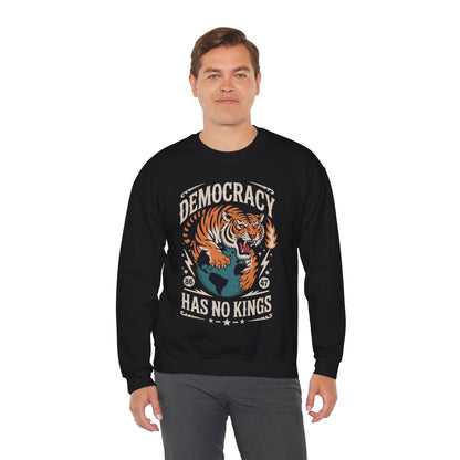 Democracy Has No King 8647 Anti Trump America Social Justice Sweatshirt
