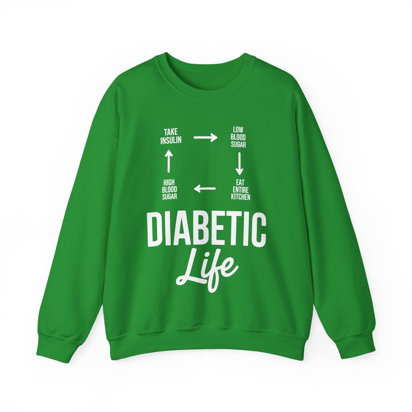 Funny Diabetic Type 1 Diabetes T1D Diabetes Awareness Sweatshirt