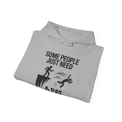Funny Pat On The Back Adult Sarcastic Design Hoodie