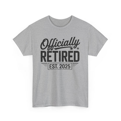 Funny Retirement 2025 Officially Retired Vintage Humor T-Shirt
