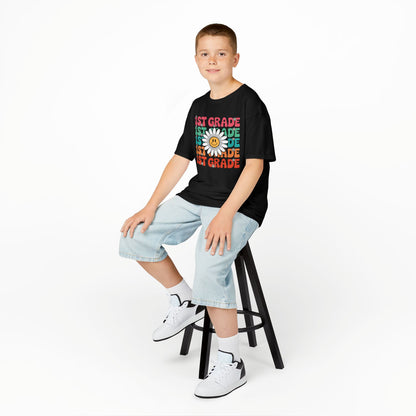 Groovy 1st Grade Back To School First Day of First Grade T-Shirt