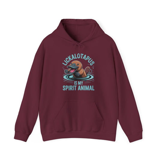 Vintage Funny Lickalottapus Is My Spirit Animal Lovers Meme Hoodie