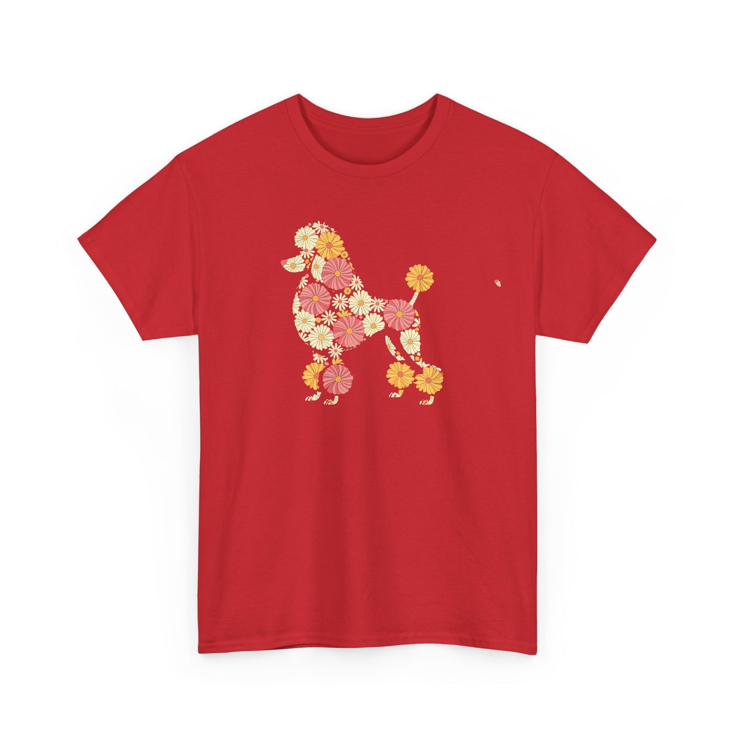 Funny Floral Flower Poodle Mom Grandma Womens Mothers Day T-Shirt