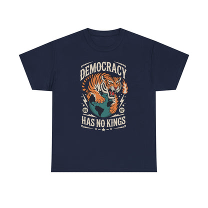 Democracy Has No King 8647 Anti Trump America Social Justice T-Shirt