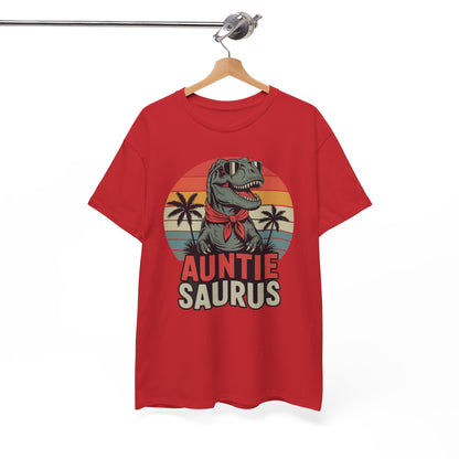 Auntiesaurus T Rex Dinosaur Auntie Saurus Family Matching T-Shirt