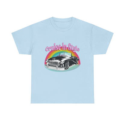 Cruise In Style Car Lovers T-Shirt For Men Women