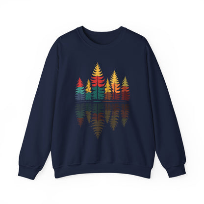 Nature Reflection Forest Trees Outdoor Wildlife Sweatshirt
