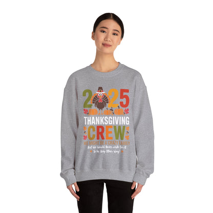 Family Thanksgiving 2025 Thanksgiving Crew Turkey Matching Sweatshirt