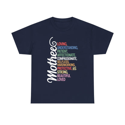 MOTHER Meaning Shirt I Love Mom Mothers Day T-Shirt