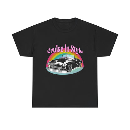 Cruise In Style Car Lovers T-Shirt For Men Women