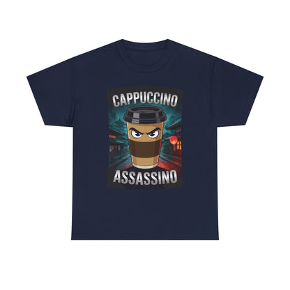 Cappuccino Assassino Coffee Lovers Italian Brainrot Meme T-Shirt