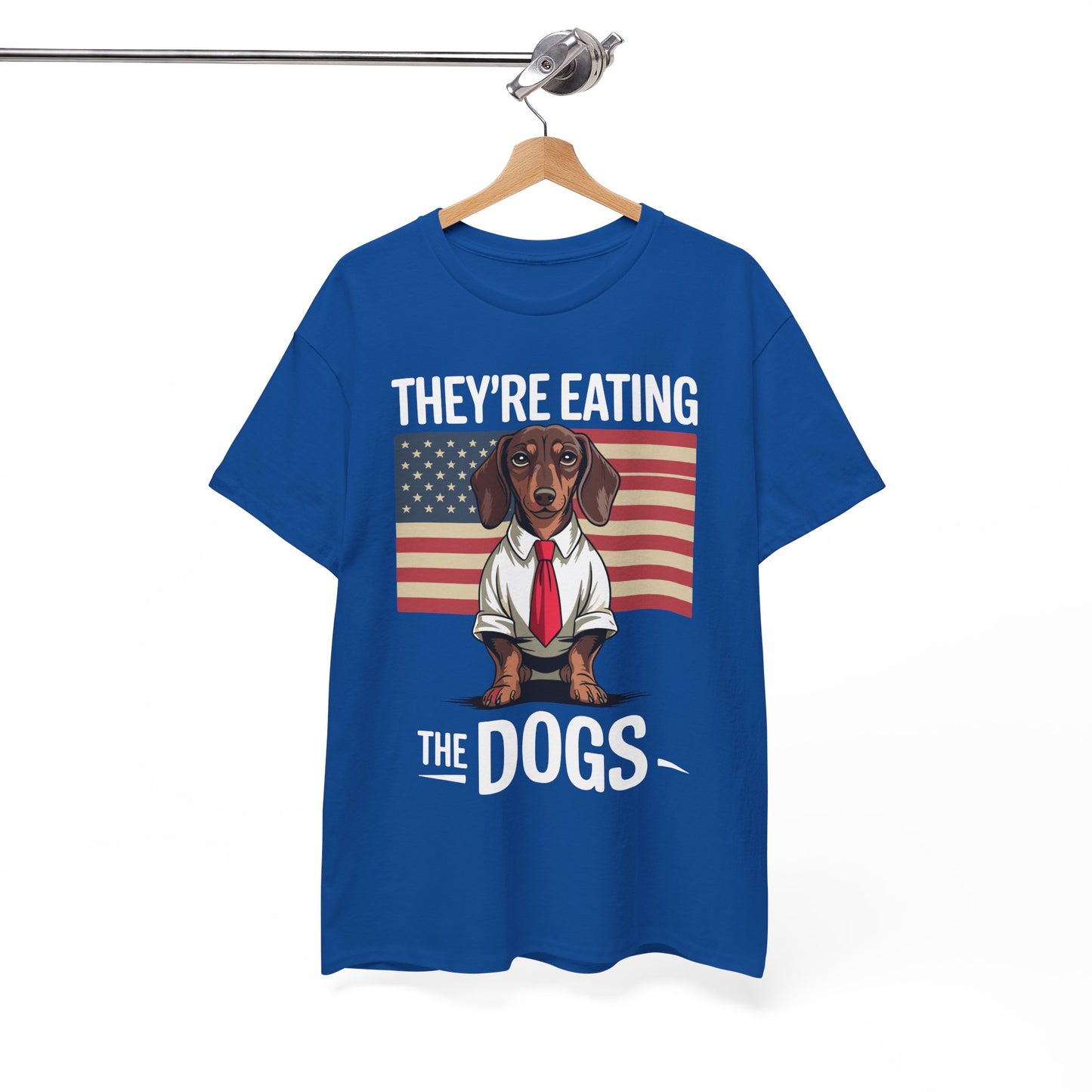 They're Eating the Dogs Trump Hot Dog T-Shirt For Men Women