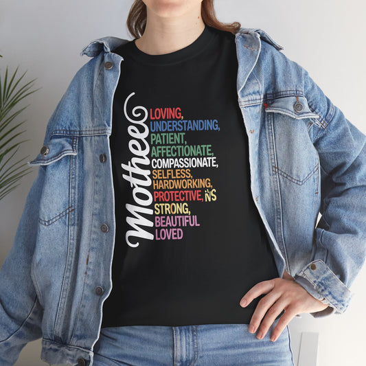MOTHER Meaning Shirt I Love Mom Mothers Day T-Shirt