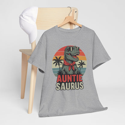 Auntiesaurus T Rex Dinosaur Auntie Saurus Family Matching T-Shirt