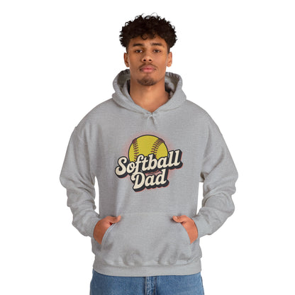 Funny Fathers Day Softball Dad Gift From Daughter Son Wife Hoodie