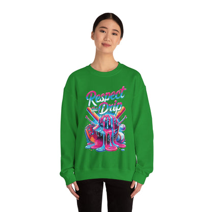 Baseball Drip For Boys Ice Cream Respect The Drip Baseball Sweatshirt