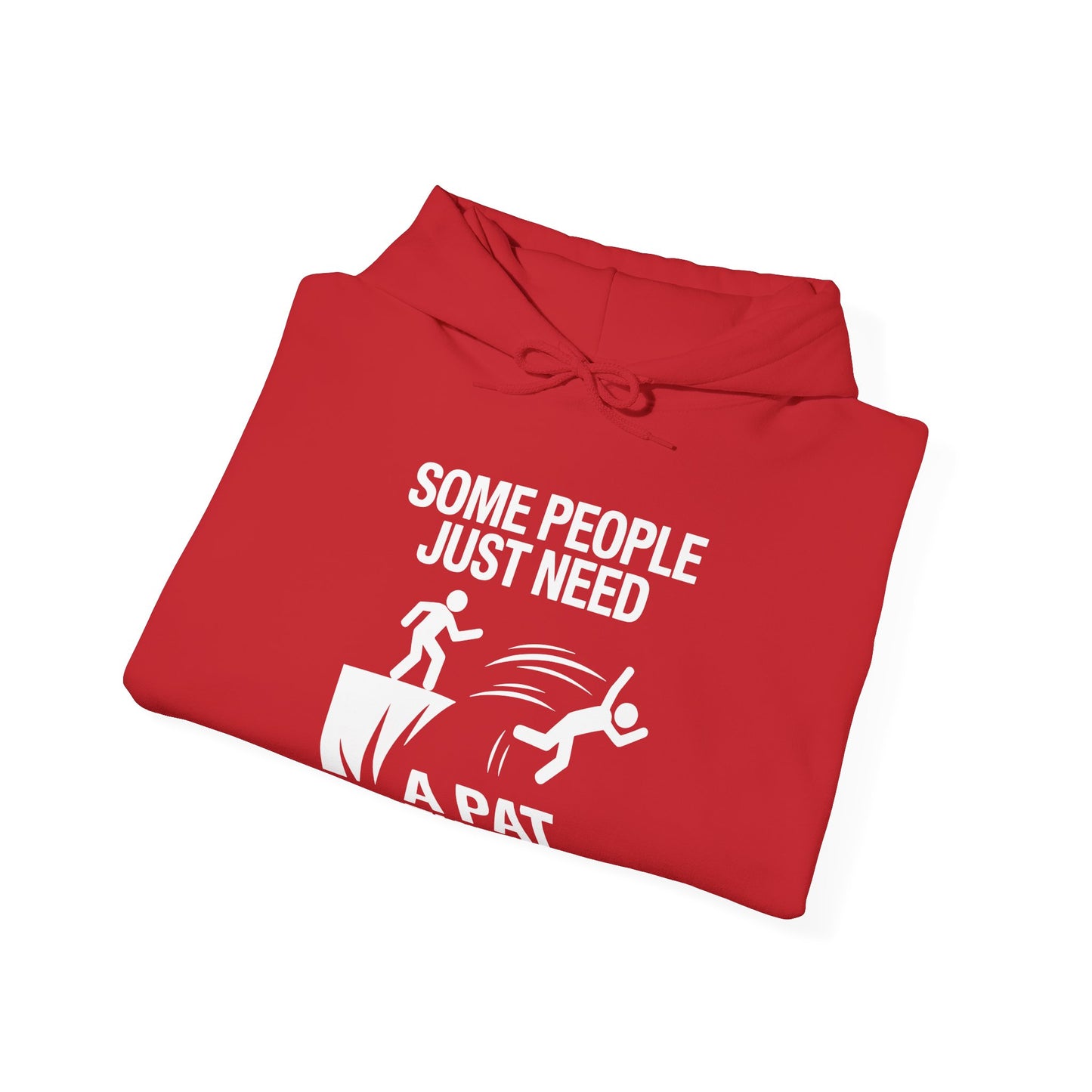 Funny Pat On The Back Adult Sarcastic Design Hoodie
