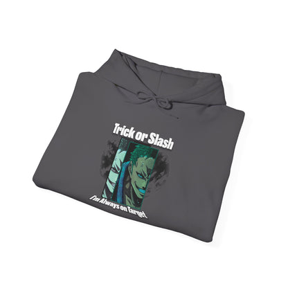 Trick or Trash Halloween Sweatshirt Funny Eco-Friendly Spooky Sweatshirt