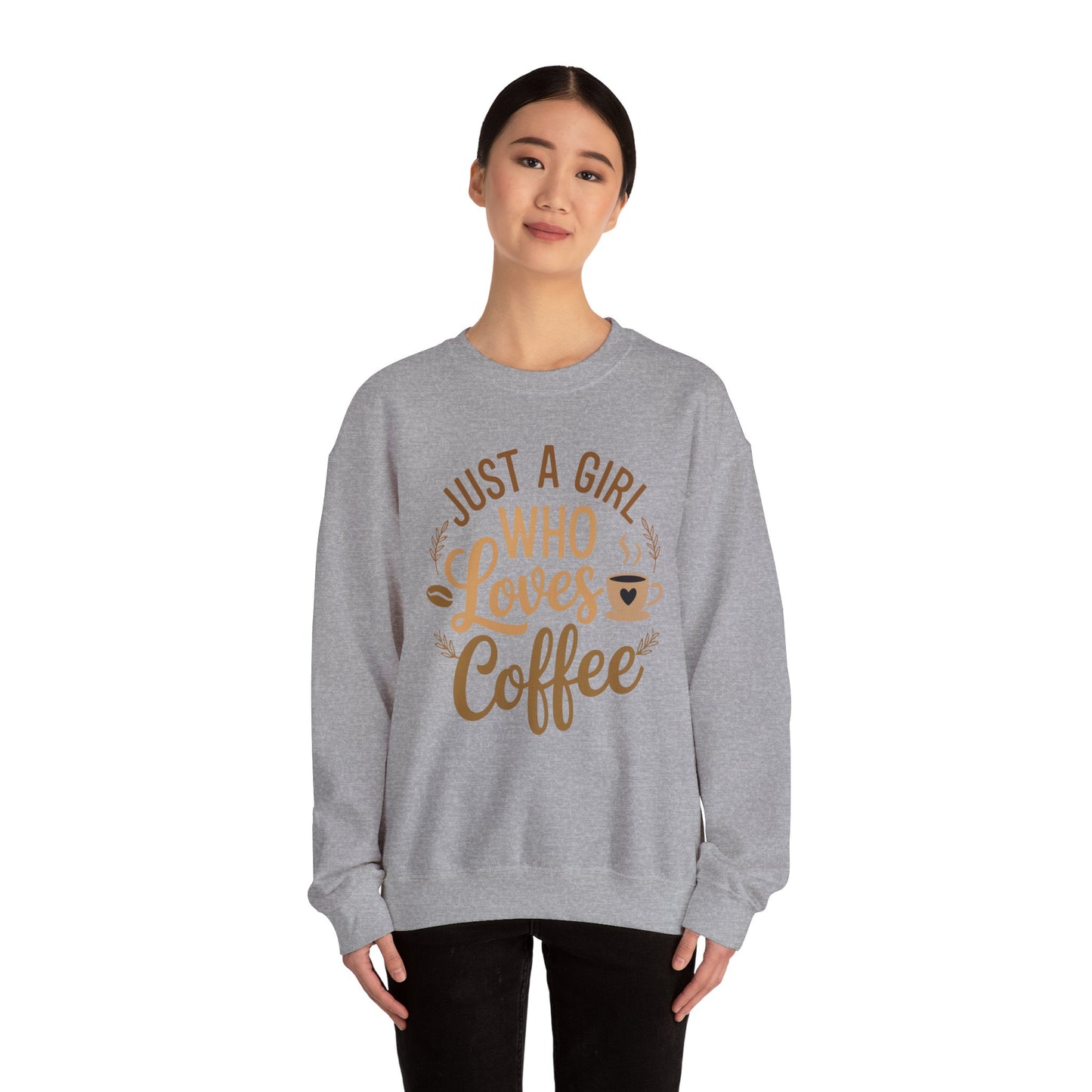 Just A Girl Who Loves Coffee Womens Coffee Lover Sweatshirt