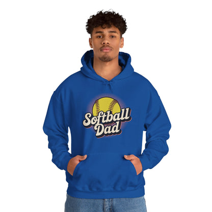 Funny Fathers Day Softball Dad Gift From Daughter Son Wife Hoodie