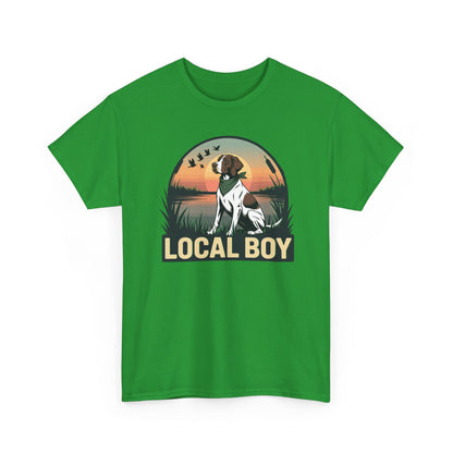 Local Boy Hunting Dog Vintage Sunset Hunting Season T-Shirt