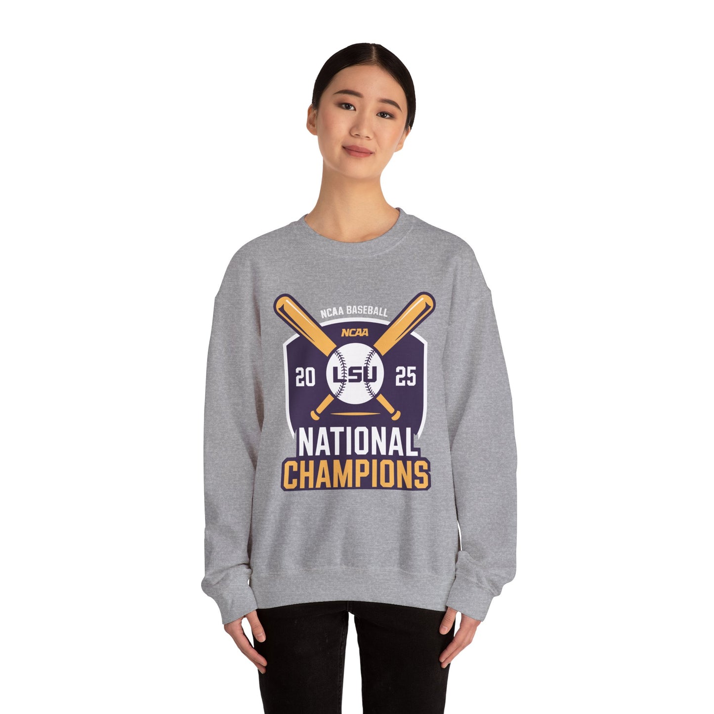 LSU Baseball 2025 National Champions Logo Sweatshirt