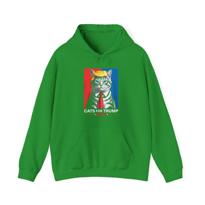 Cats For Trump 2025 Funny Tee For Vance Trump Hoodie