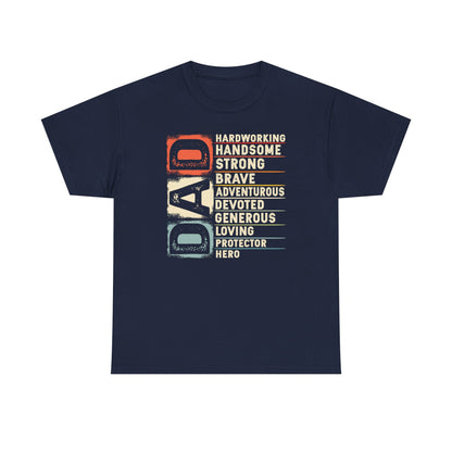 Vintage Funny Definition of Dad Retro Meme Joke Father's Day T-Shirt
