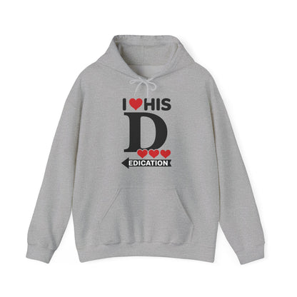 Funny Valentine's Day Couple Matching I Love His Dedication Hoodie
