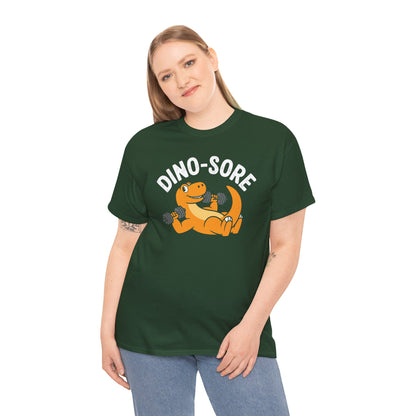 Gym Workout Dino Sore Exercise Fitness Boys Women Men T-Shirt