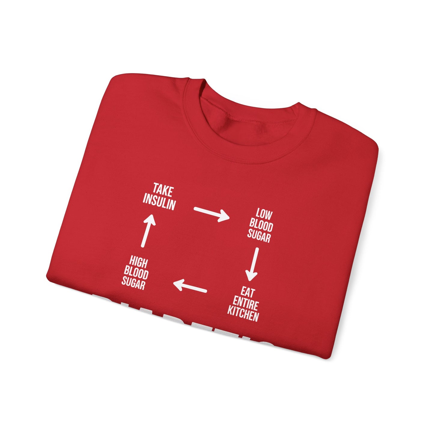 Funny Diabetic Type 1 Diabetes T1D Diabetes Awareness Sweatshirt