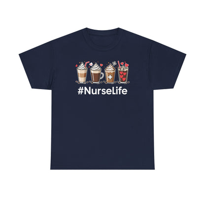 Nurse Life Funny Coffee Nurses Fuel Registered Nurse Medical T-Shirt