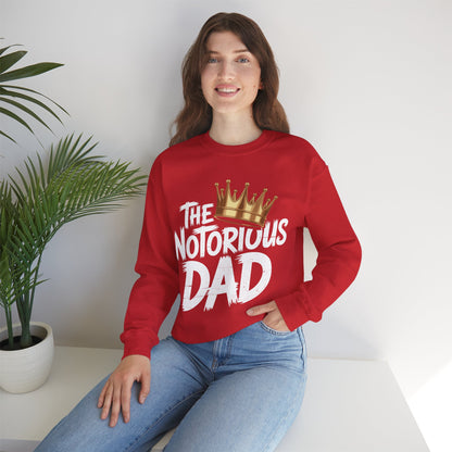 Old School Funny Hip Hop Fathers Day Notorious Dad Sweatshirt