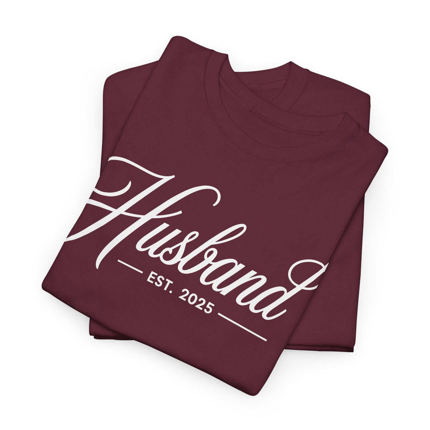 Couples Gifts For Husband And Wife Matching Husband Est 2025 Just Married Honeymoon Wedding T-Shirt