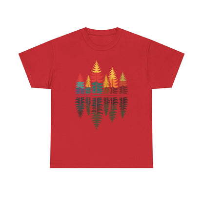 Nature Reflection Forest Trees Outdoor Wildlife T-Shirt