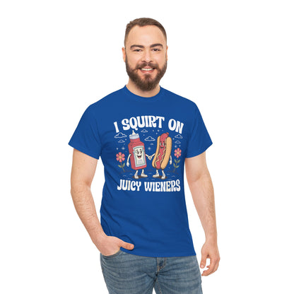 Its A Bad Day To Be A Hot Dog Funny meme Hotdog usa flag Men Women T-Shirt
