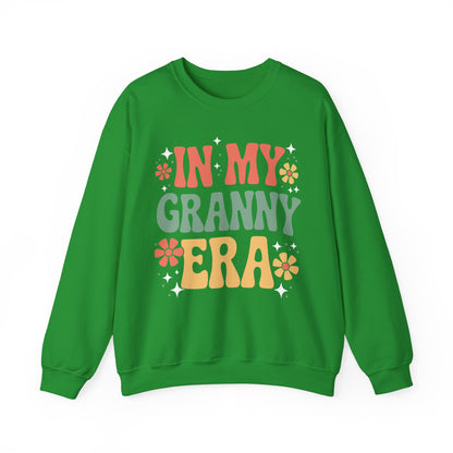 In My Granny Era Funny Sarcastic Groovy Retro Mothers Day Sweatshirt