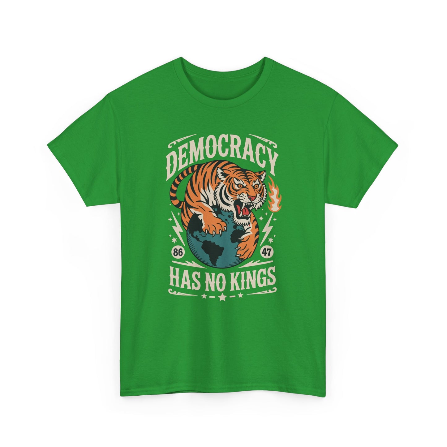 Democracy Has No King 8647 Anti Trump America Social Justice T-Shirt