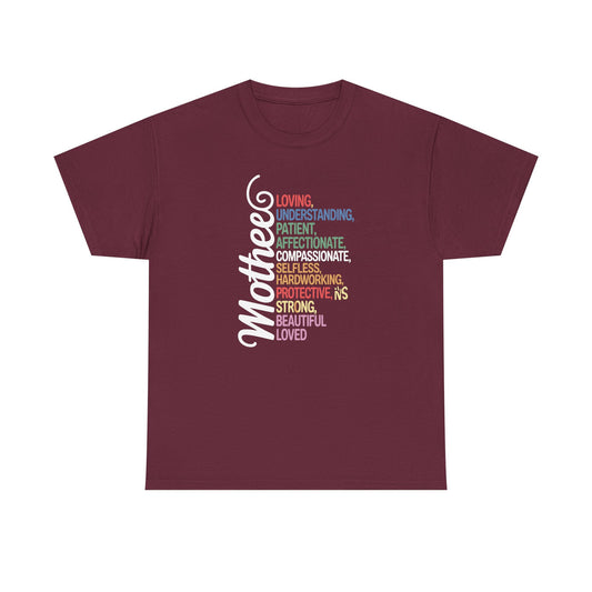 MOTHER Meaning Shirt I Love Mom Mothers Day T-Shirt