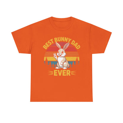 Best Bunny Dad Ever Funny Rabbit Lover Dad Gift T-Shirt for Pet Owners