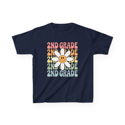 Groovy 2nd Grade Back To School First Day of Second Grade T-Shirt