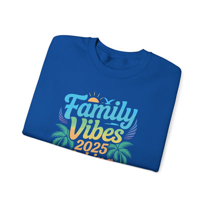 Family 2025 Vibes Family Reunion Vacation Making Memories Sweatshirt