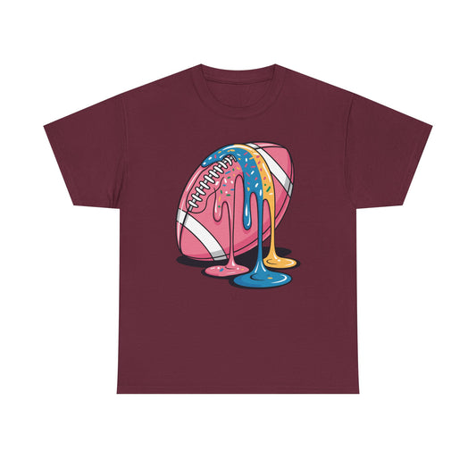 Football Drip For Lineman WR QB RB Ice Cream Sprinkles T-Shirt