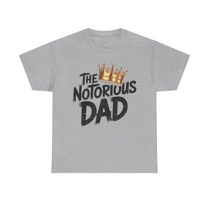 Old School Funny Hip Hop Fathers Day Notorious Dad T-Shirt